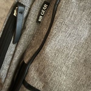 Grey diaper bag